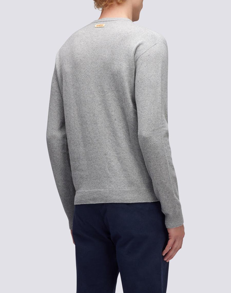 Sundek maglione a girocollo misto cashmere M350KIWS500-02900 Italia