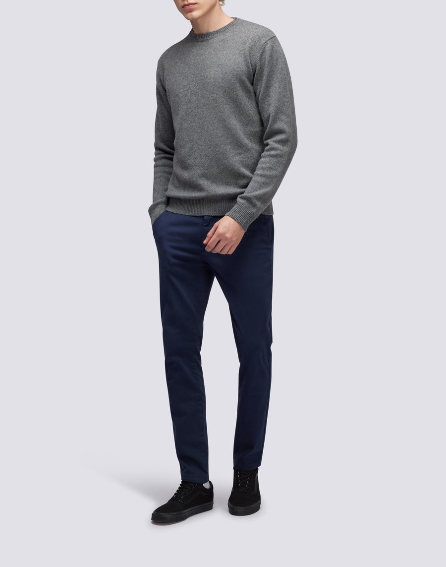 Sundek maglione a girocollo misto cashmere M352KIWS500-33700 Nuovo