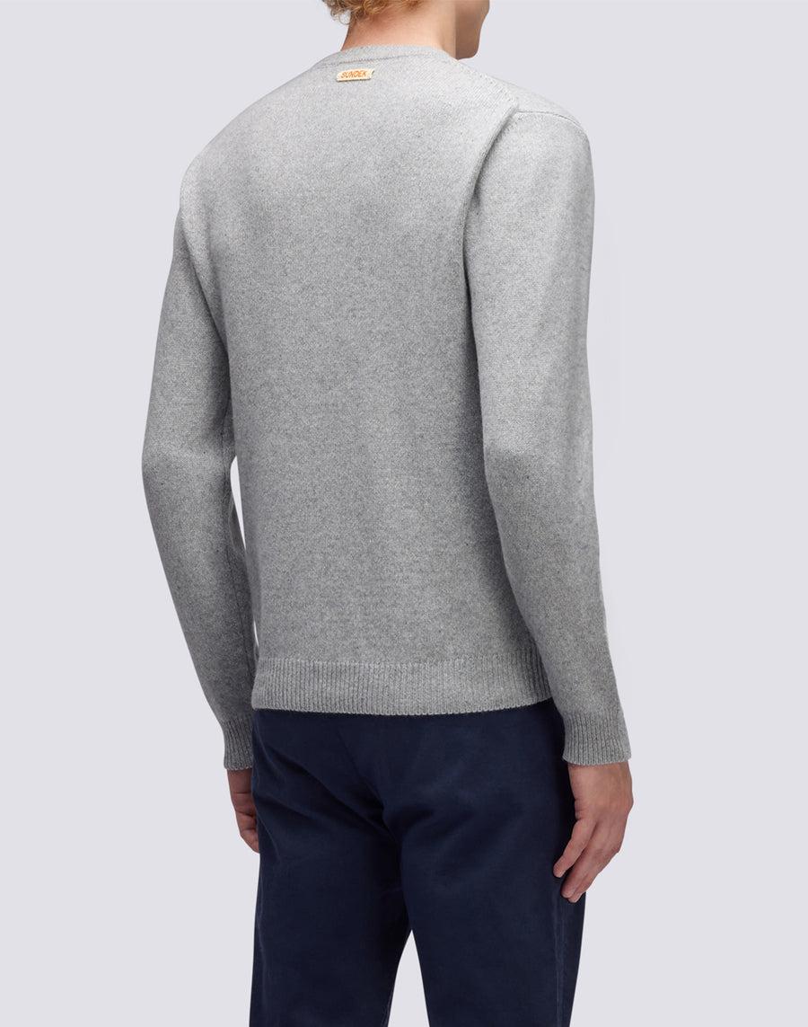 Sundek maglione a girocollo misto cashmere M352KIWS500-02900 Qualità