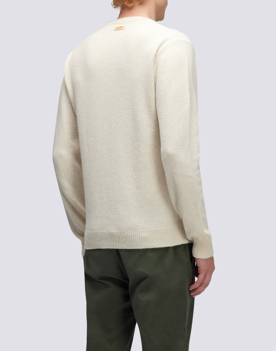 Sundek maglione a girocollo misto cashmere M352KIWS500-03900 Promozione