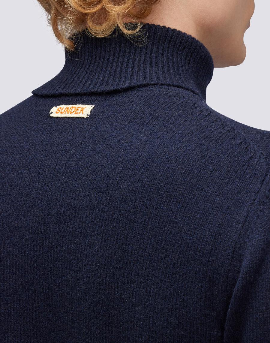Sundek maglione a girocollo misto cashmere M353KIWS500-00700 Offerta settimanale
