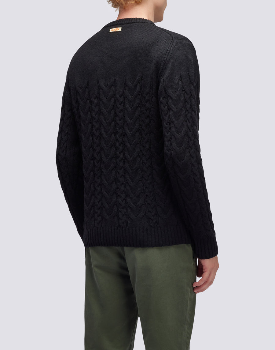 Sundek maglione a girocollo misto cashmere M355KIWS100-00400 Soddisfazione Garantita