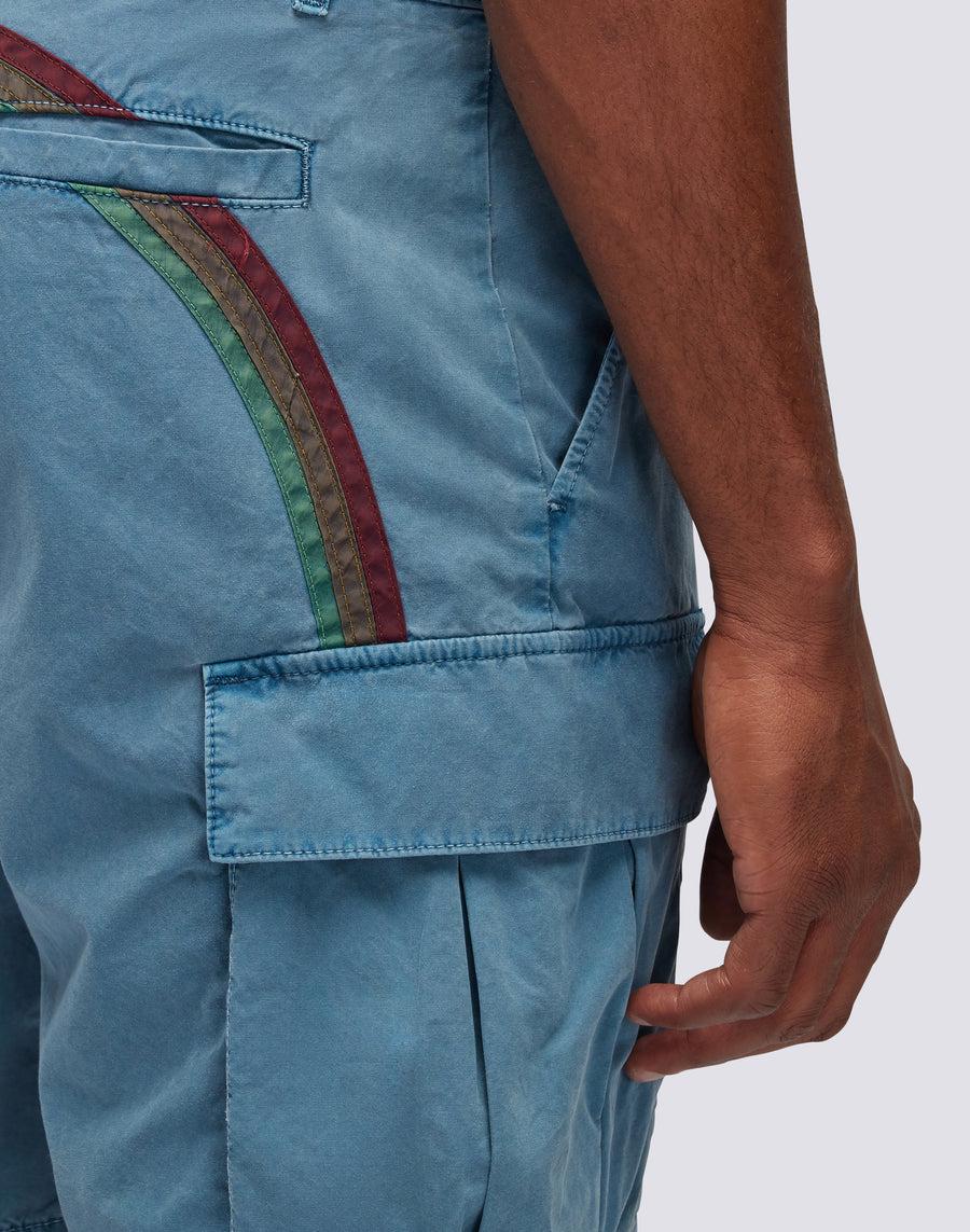 Sundek SHORTS CARGO IN TESSUTO TINTO IN CAPO CON ARCOBALENO m248wkpp900-a2601 Affare Del Giorno