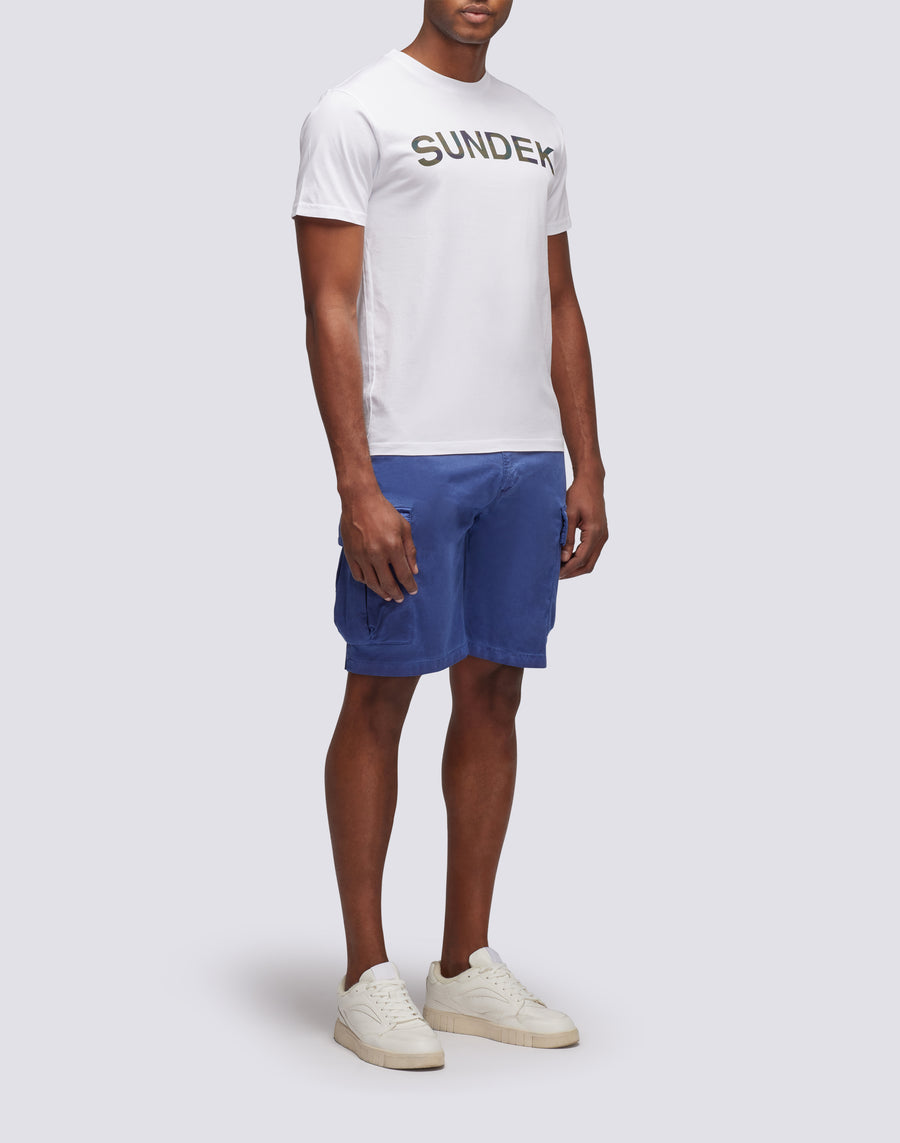 Sundek walkshort in twill di cotone m229wktw100-00700 Sottocosto