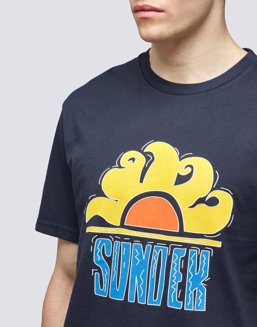 Sundek T-SHIRT SUNDEK LOGO m614tejr900-00701 Online
