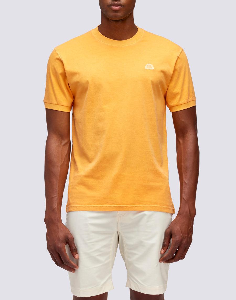 Sundek T-SHIRT NEW DEY GIROCOLLO TINTO CAPO CON LOGO m108tej78tc-a3301 Outlet