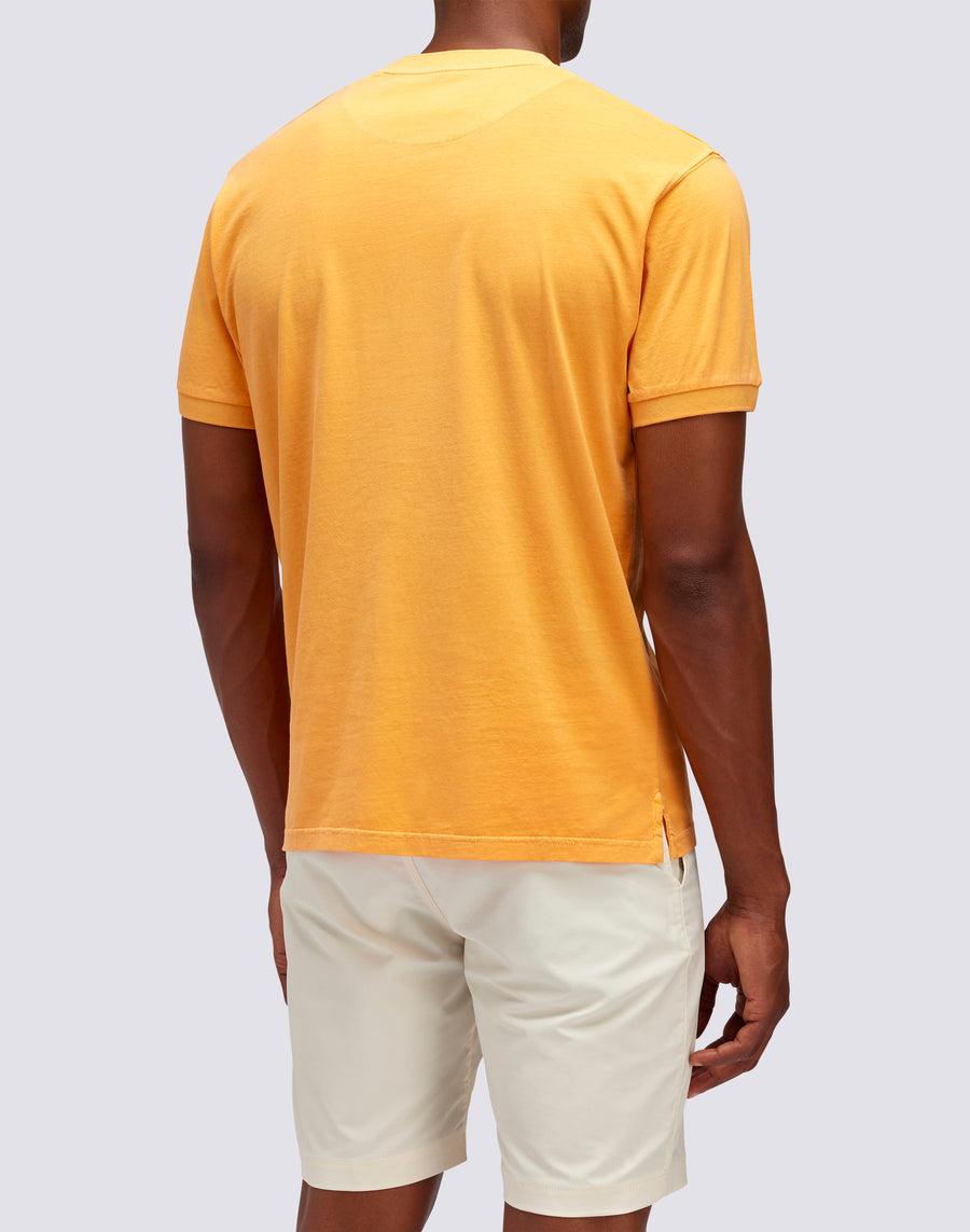 Sundek T-SHIRT NEW DEY GIROCOLLO TINTO CAPO CON LOGO m108tej78tc-a3301 Outlet