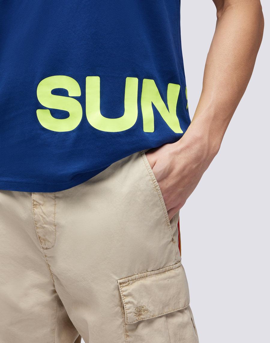 Sundek T-SHIRT LOGO BIG m608tej7800-a2501 Vendite Flash