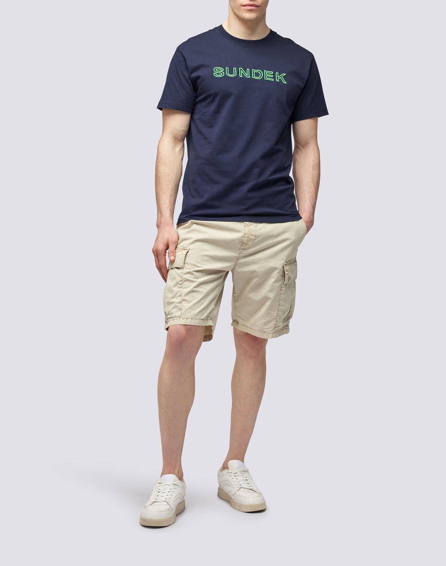 Sundek T-SHIRT LOGO RICAMO m610tej7800-00701 Acquista Ora