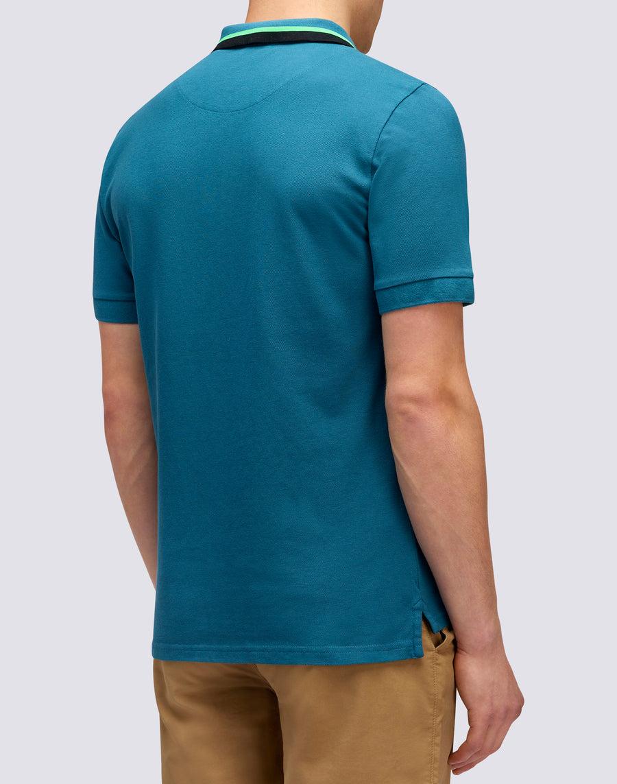 Sundek POLO IN COTONE PIQUET COMBINATO m997plpq500-a3401 In Vendita