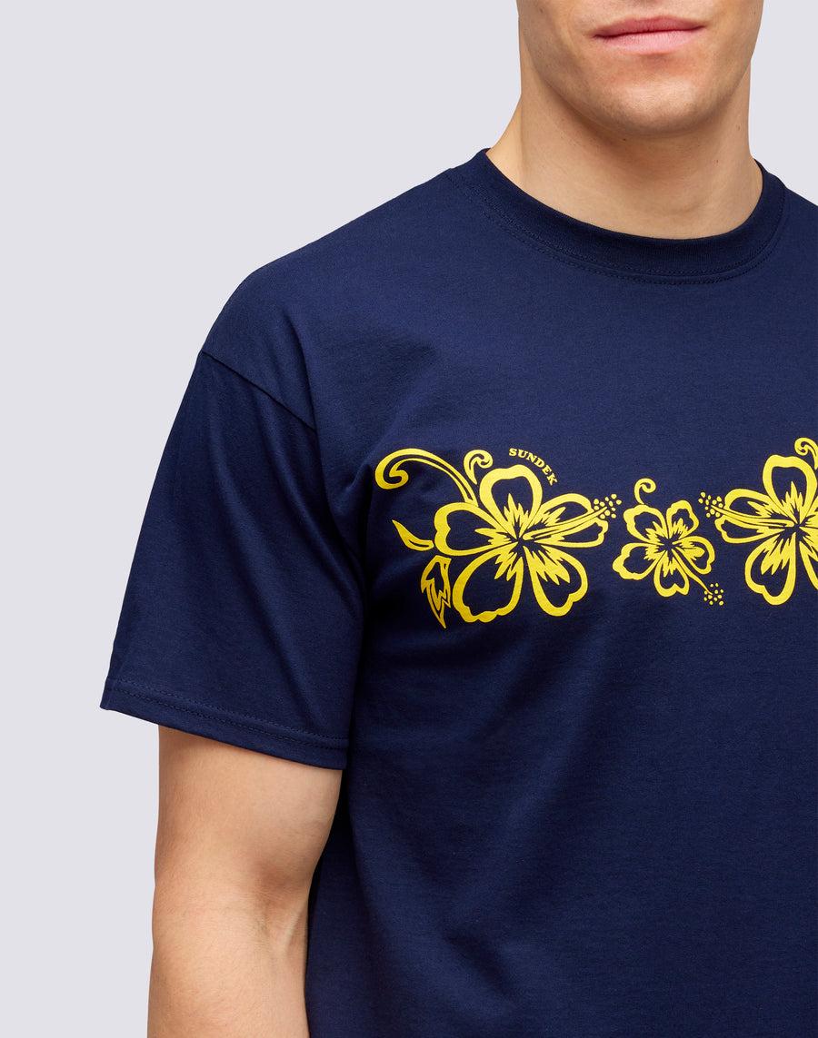 Sundek T-SHIRT ARCHIVE HIBISCUS PRINT m636tejy3ia-00700 Vendita Calda