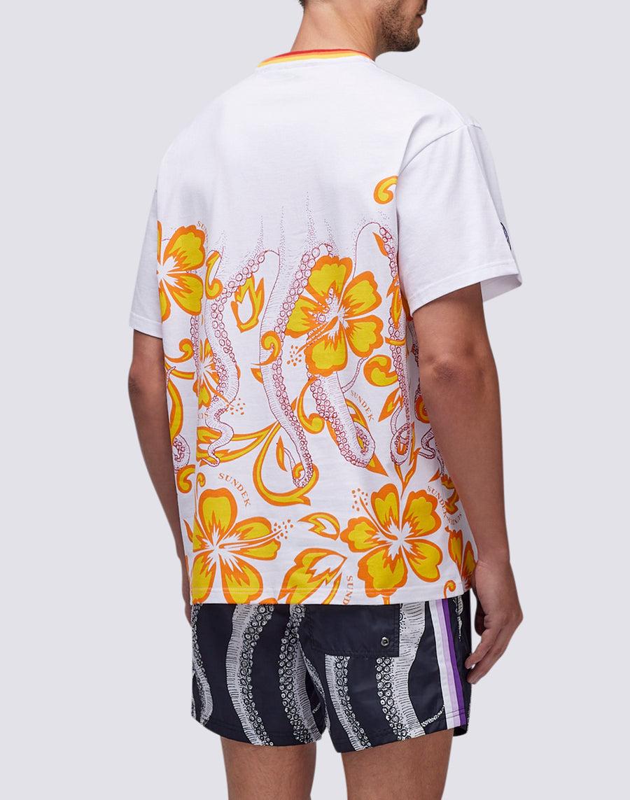 Sundek SUNDEK X OCTOPUS - T-SHIRT m662tejy5ou-006ou Vendita Economica