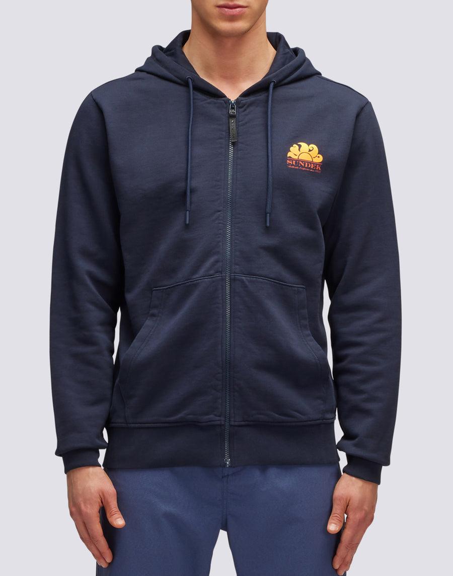 Sundek felpa in cotone con cappuccio M145JHF7700-00700 Moda