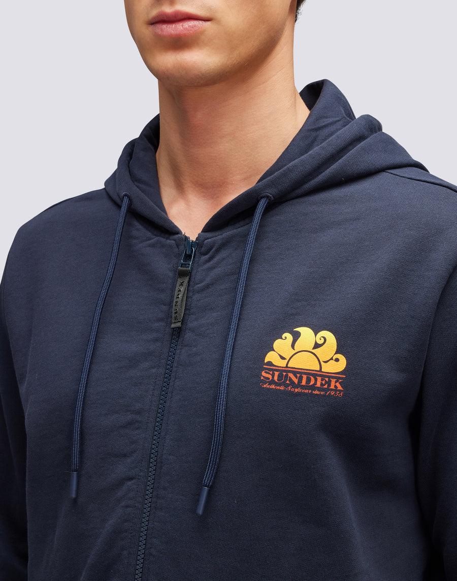 Sundek felpa in cotone con cappuccio M145JHF7700-00700 Moda