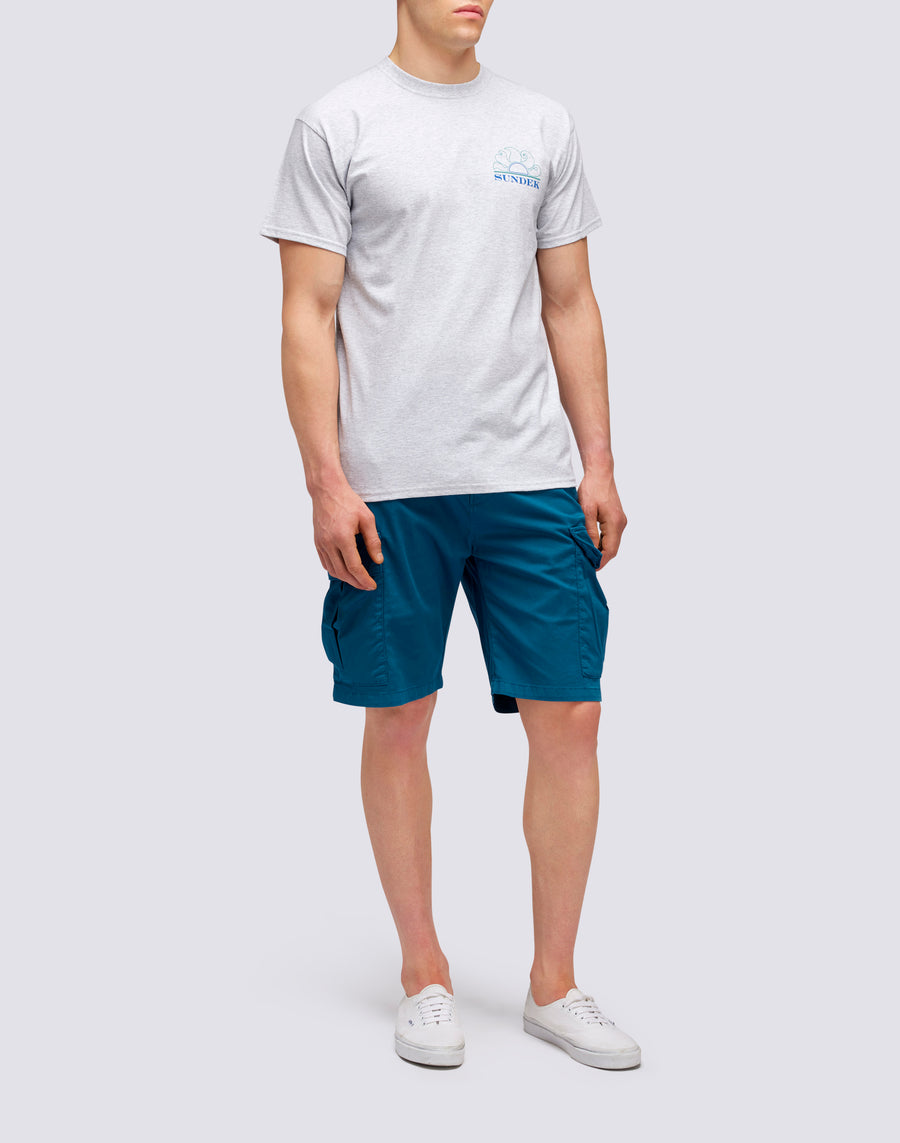 Sundek T-SHIRT HERITAGE PRINT m640tejy300-02900 Italy