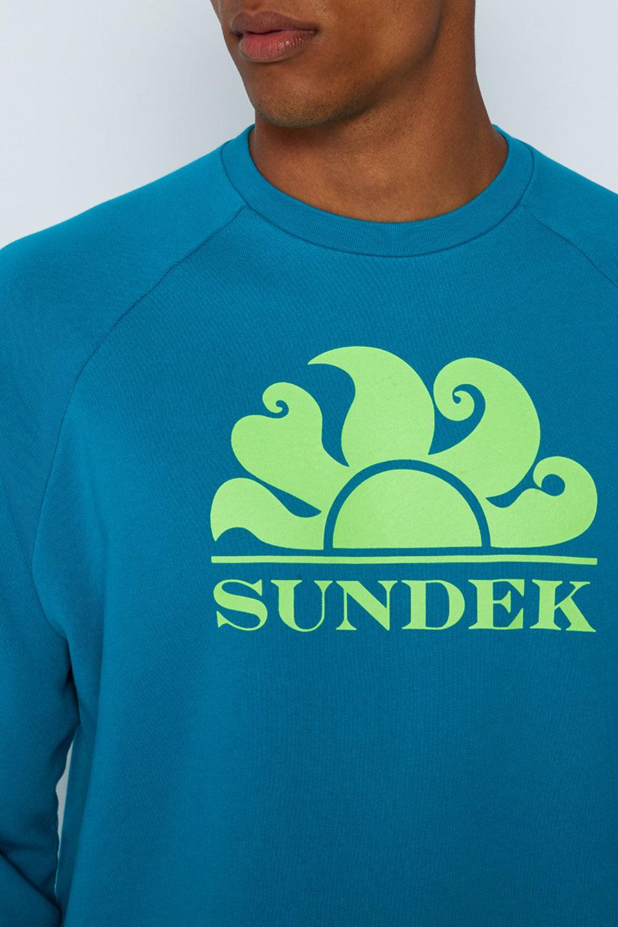 Sundek felpa a girocollo con logo M138JHF7700-69401 Flash Sale