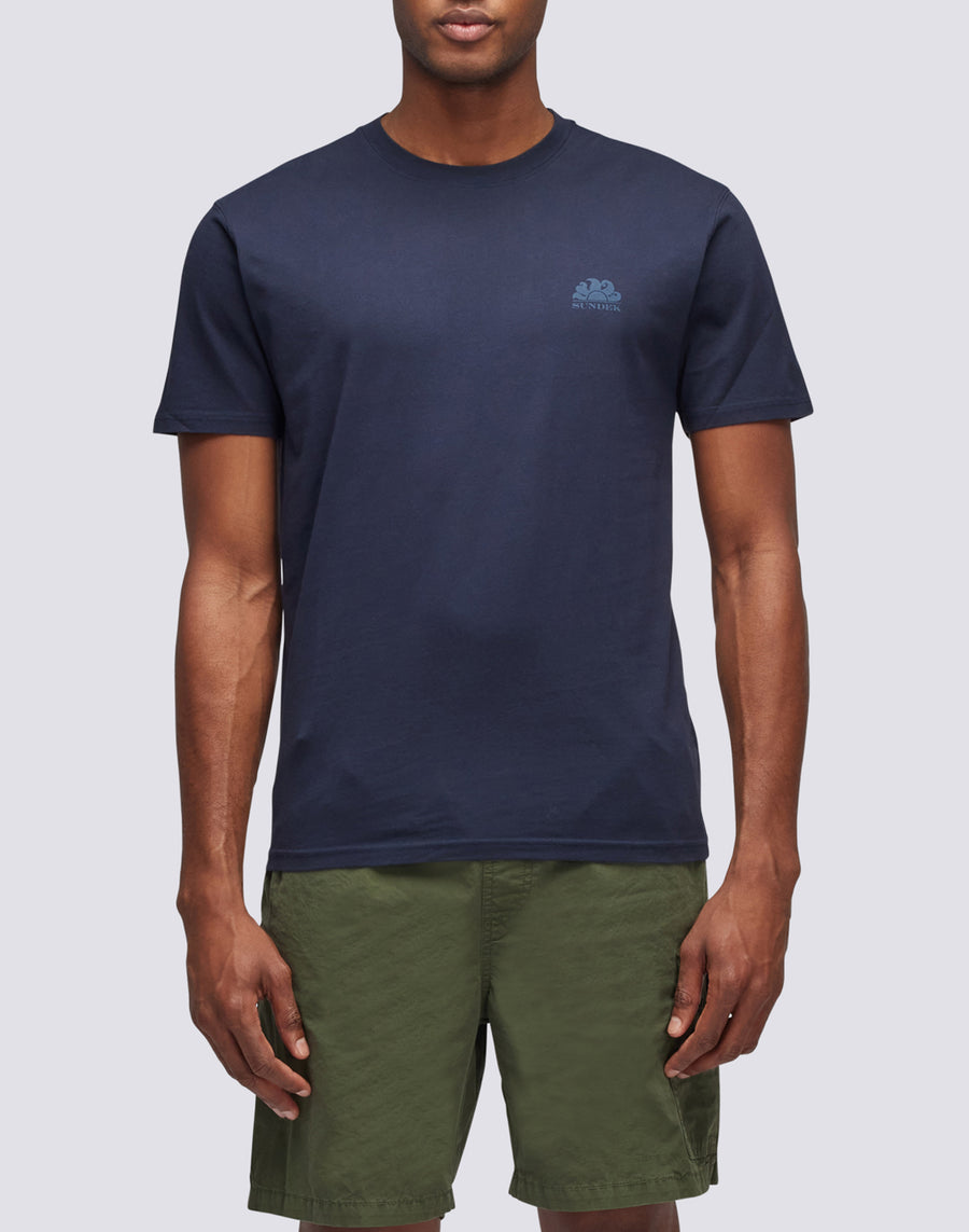 Sundek T-SHIRT GIROCOLLO CON LOGO m129tej78ot-00700 2025