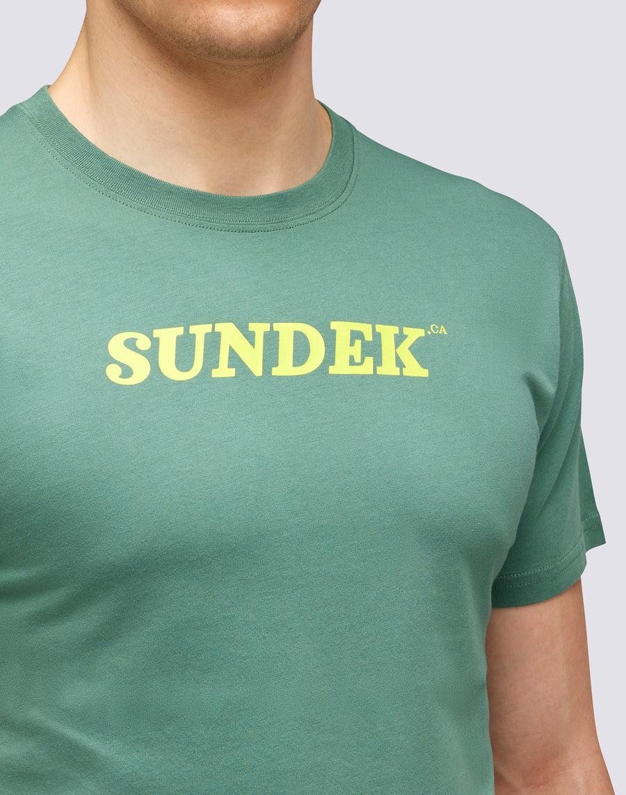 Sundek T-SHIRT GIROCOLLO CON LOGO m287tej7800-a1601 Qualità