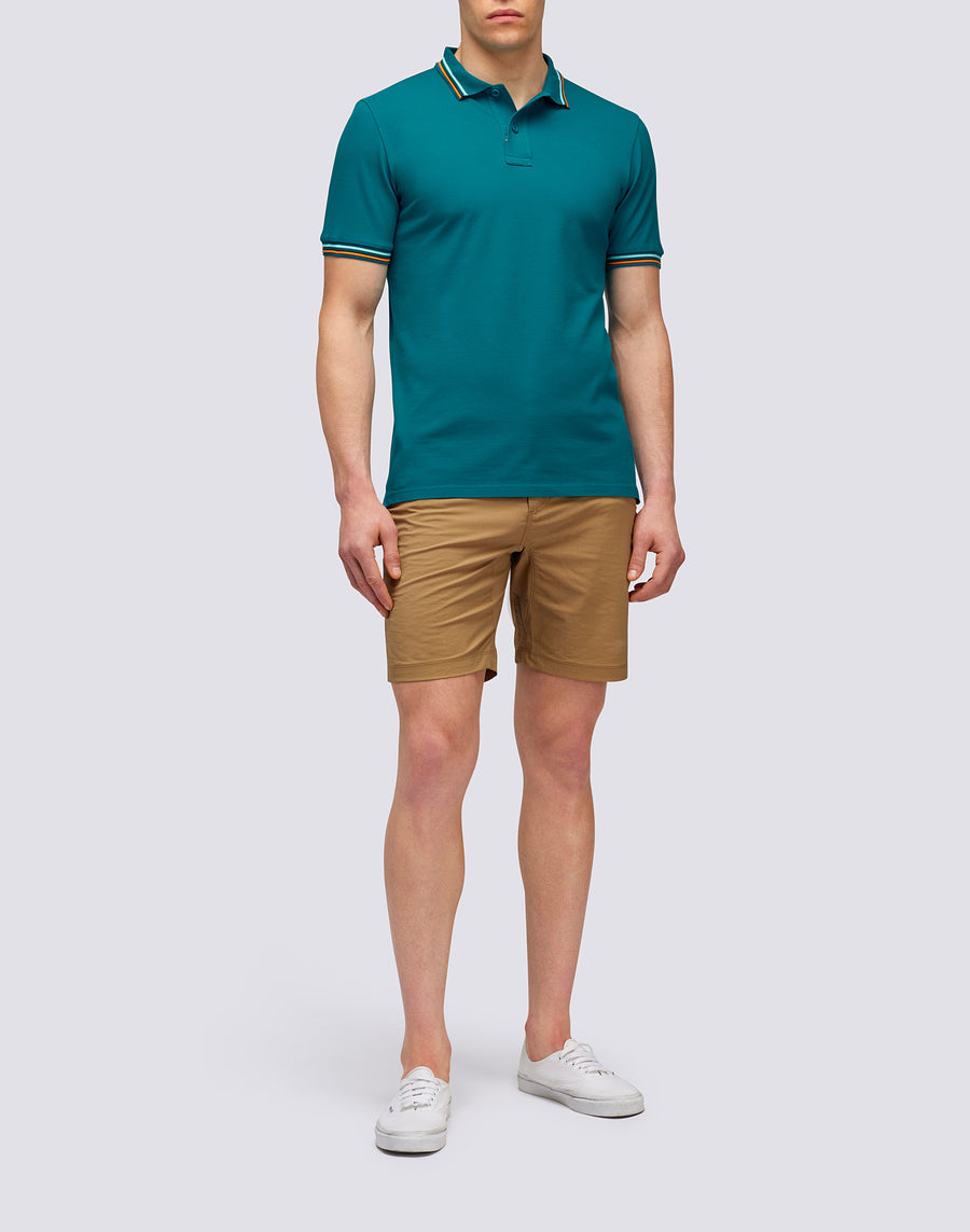 Sundek POLO BRICE IN COTONE PIQUET CON DETTAGLI TRICOLOR m779plj6500-01203 Vendita