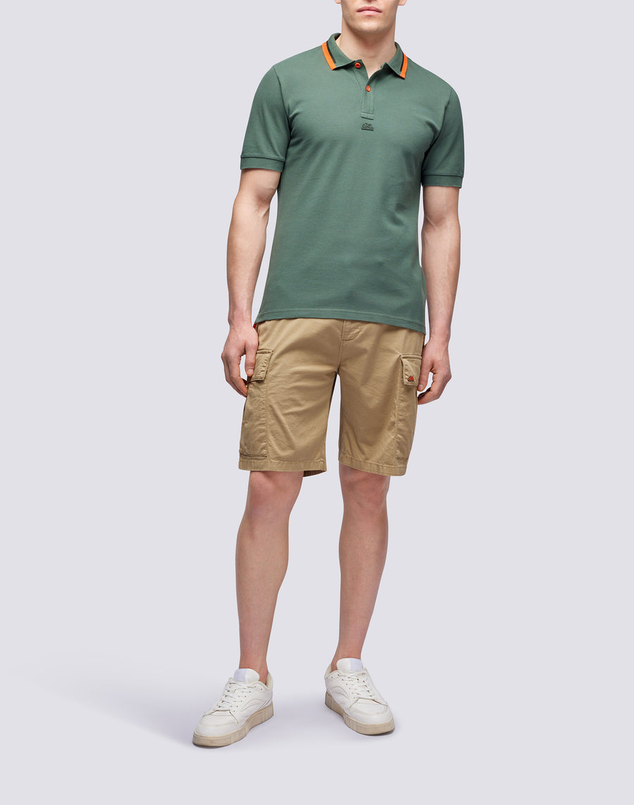 Sundek POLO IN COTONE PIQUET COMBINATO m997plpq500-a2701 Fino Al -60%