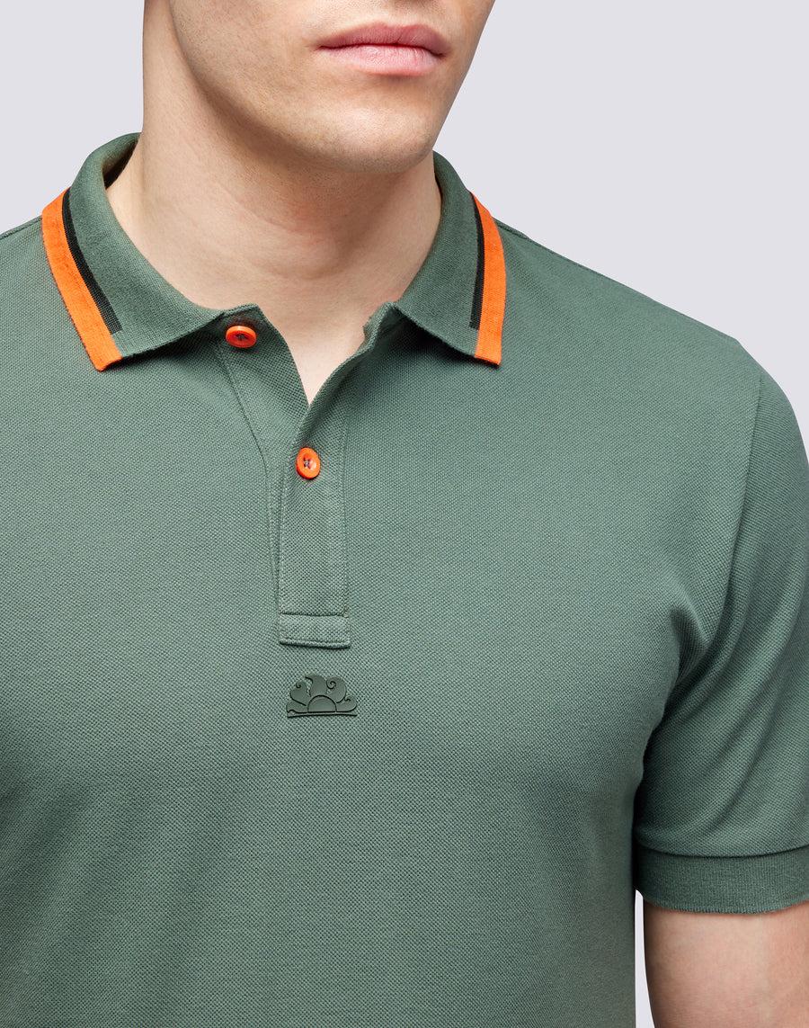 Sundek POLO IN COTONE PIQUET COMBINATO m997plpq500-a2701 Fino Al -60%
