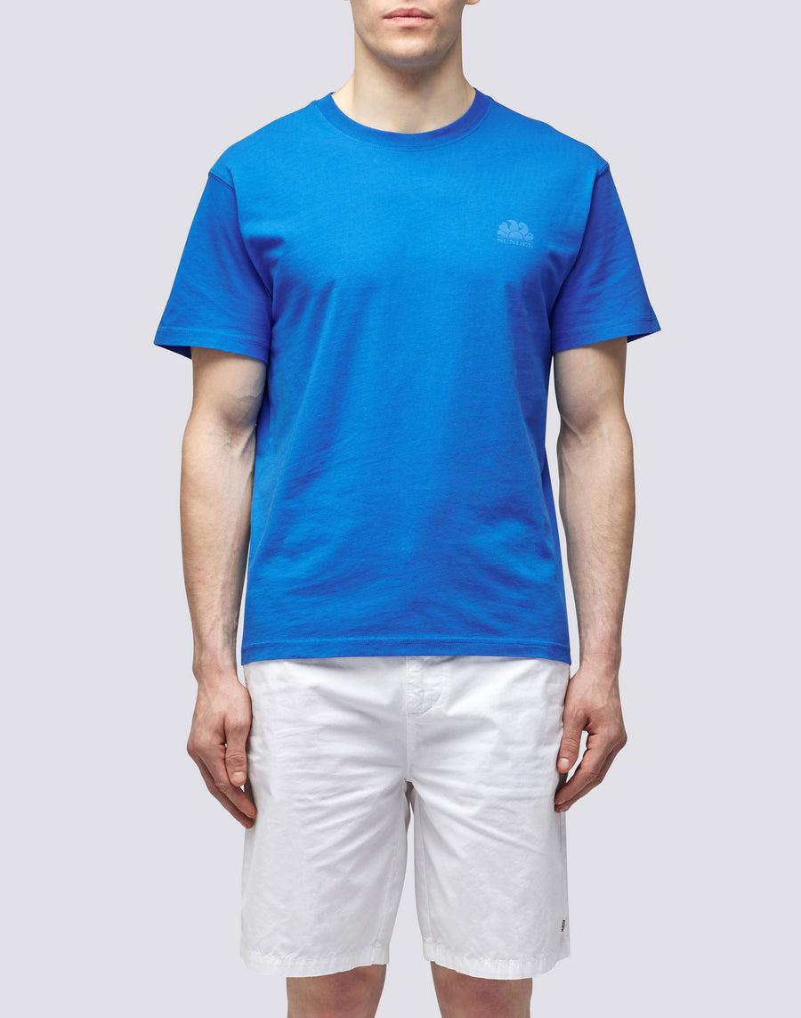 Sundek T-SHIRT GIROCOLLO CON LOGO m129tej78ot-a2200 Sconto