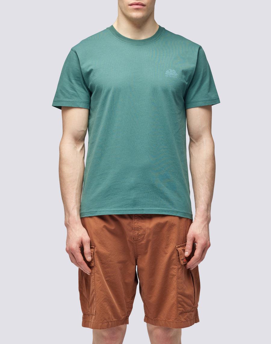 Sundek T-SHIRT GIROCOLLO CON LOGO m129tej78ot-a1600 Offerta