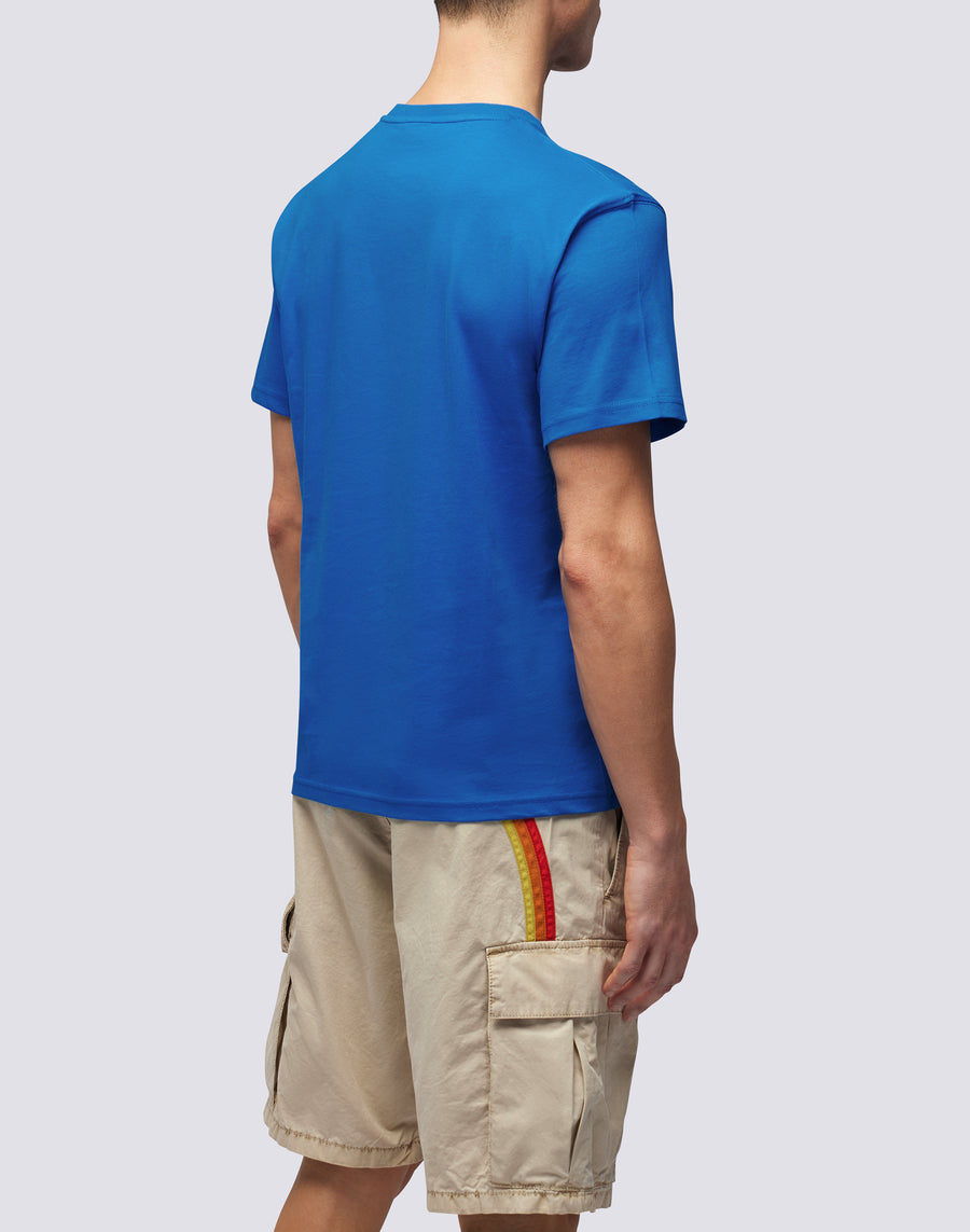 Sundek T-SHIRT GIROCOLLO CON STAMPA LOGO m021tej7800-a2201 Italy