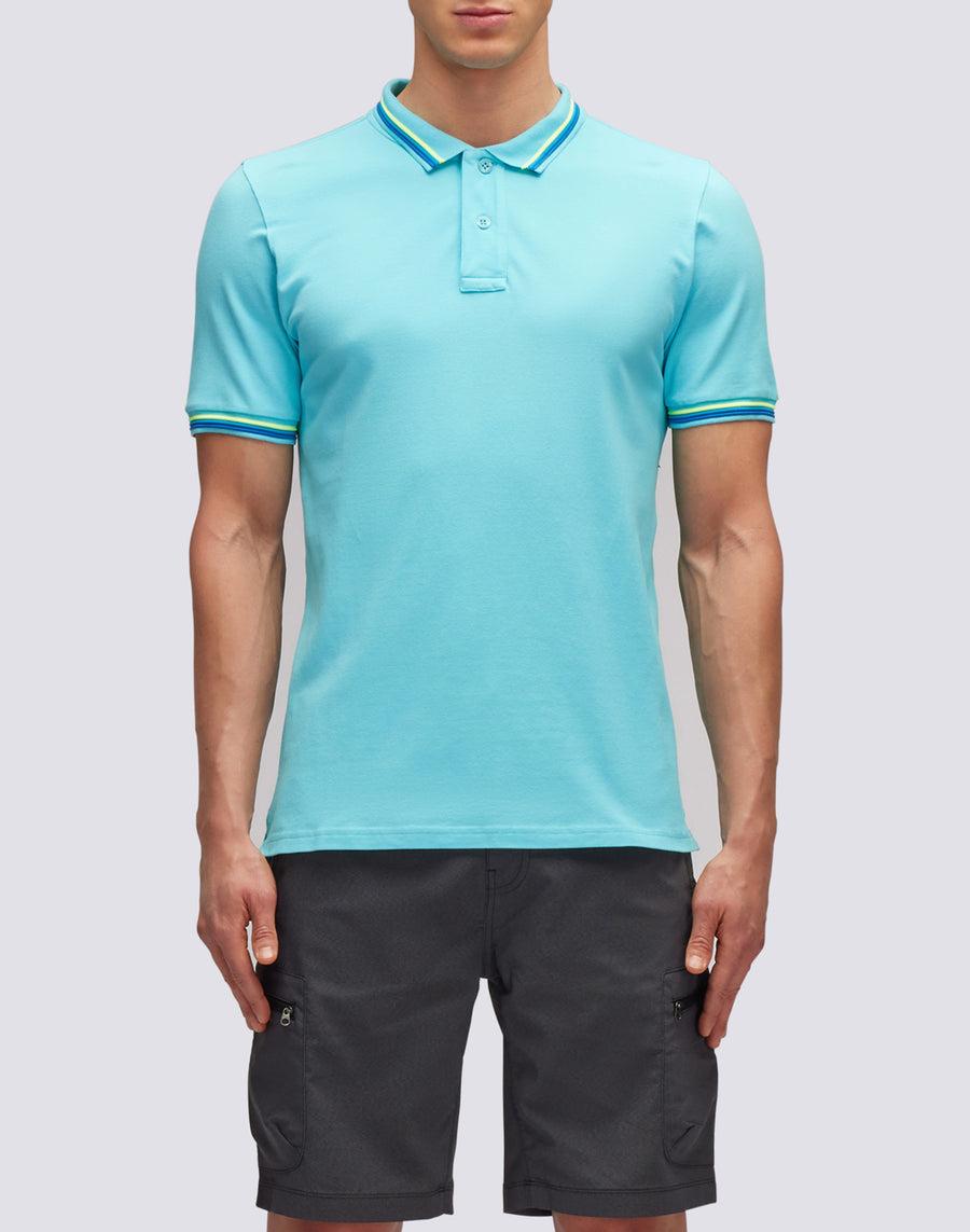 Sundek POLO BRICE IN COTONE PIQUET CON DETTAGLI TRICOLOR m779plj6500-05202 Fino al 65% di sconto