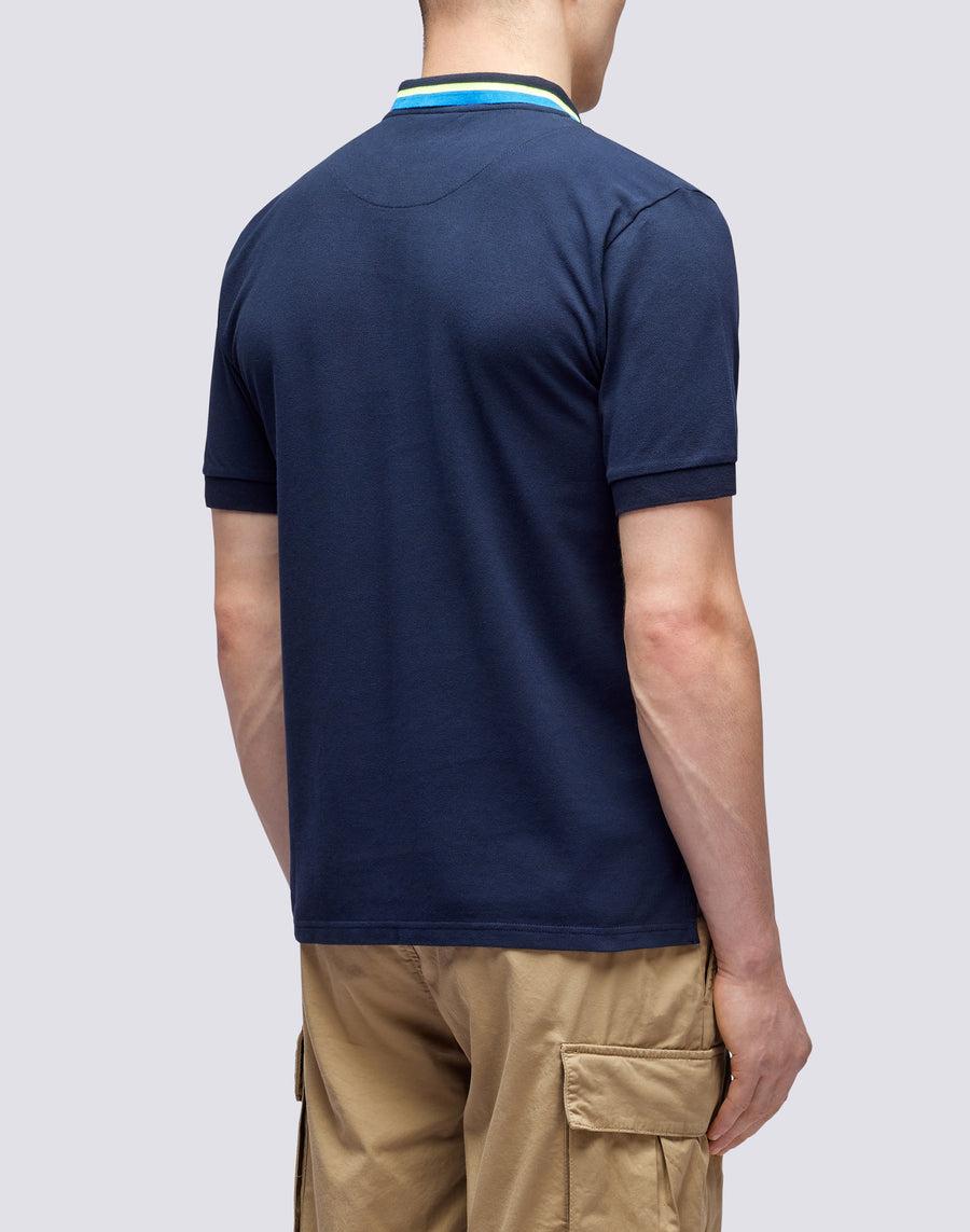Sundek POLO IN COTONE PIQUET COMBINATO m997plpq500-32202 Acquista Ora
