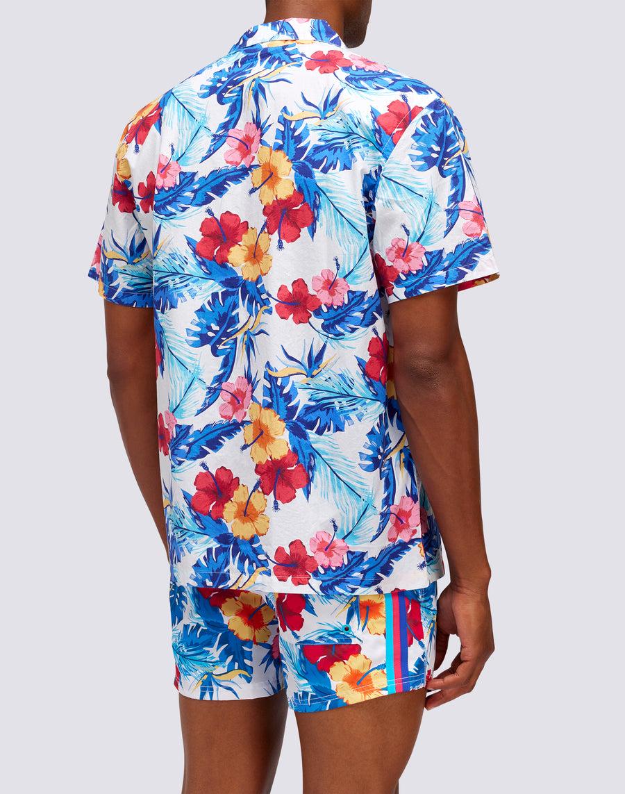 Sundek camicia con stampa floreale all over m817shmu100-004li Promozione Limitata