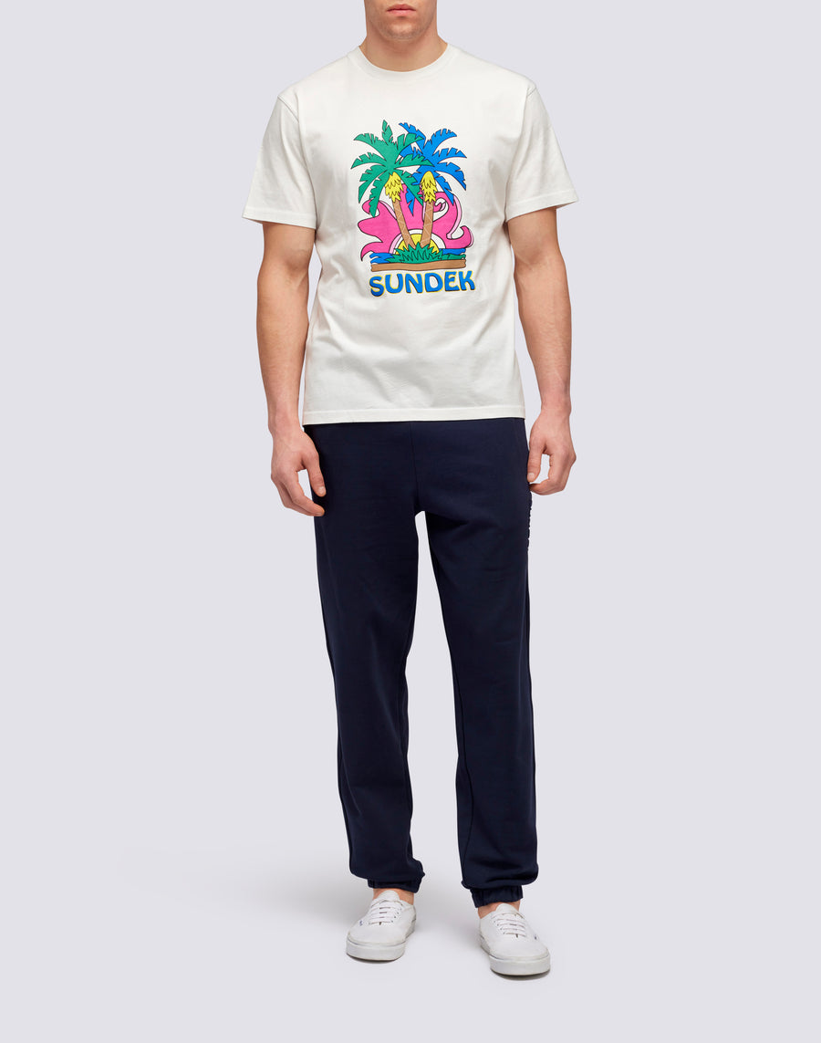 Sundek T-SHIRT ISLAND PRINT m613tejr900-03900 Affare Del Giorno