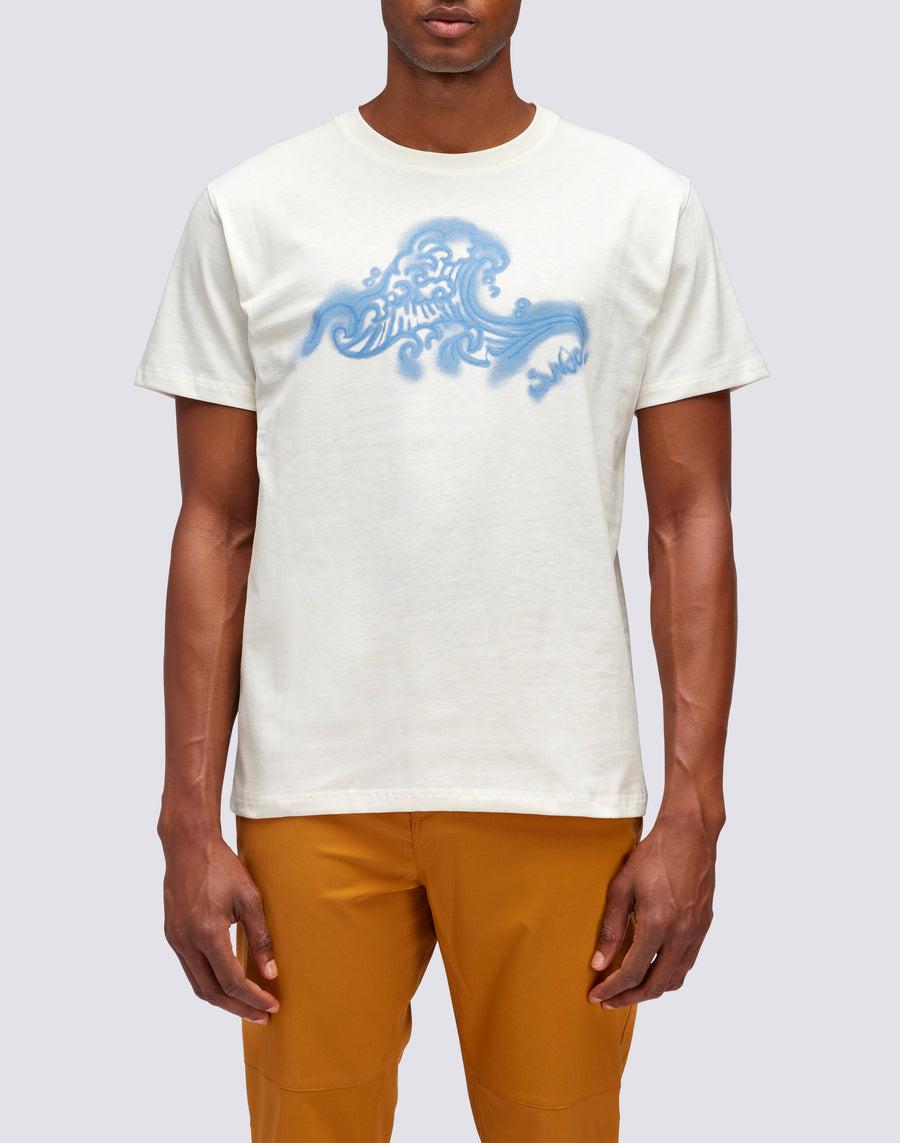 Sundek T-SHIRT WAVE PRINT m612tejs500-03901 Convenienza