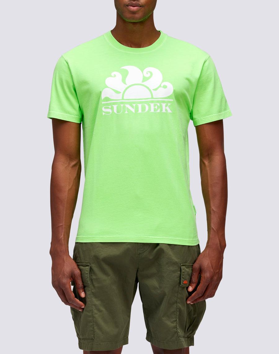 Sundek T-SHIRT LOGO PRINT m021tej78tc-24801 In Vendita