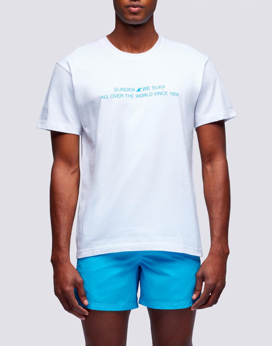 Sundek t-shirt uomo in cotone capsule flag m669tesj500-00400 Hotsell