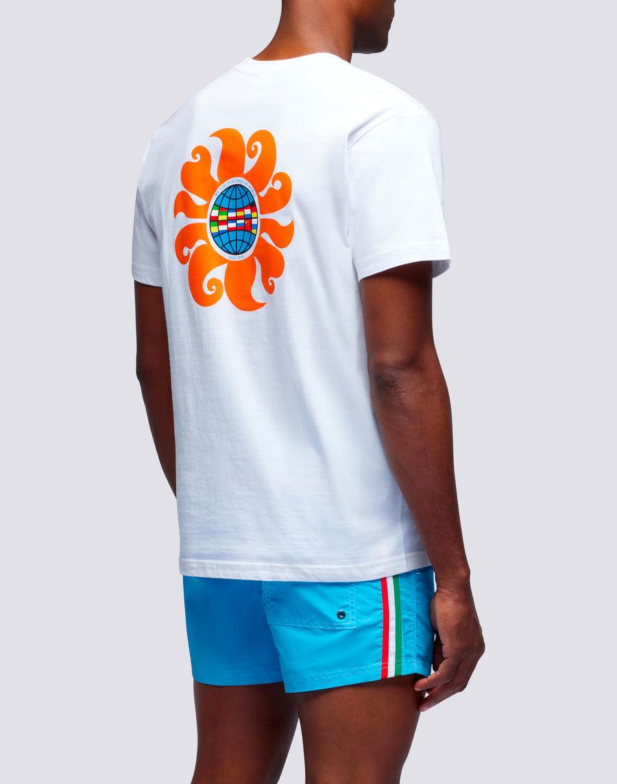Sundek t-shirt uomo in cotone capsule flag m669tesj500-00400 Hotsell