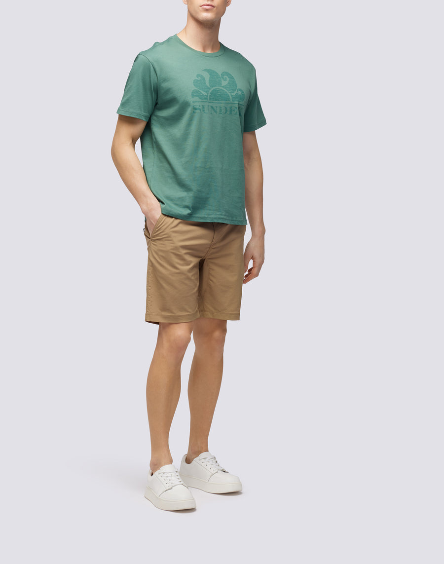 Sundek T-SHIRT MANICHE CORTE CON LOGO m021tej78ot-a1600 Negozio