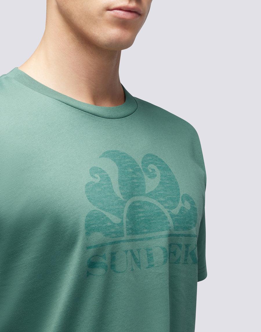 Sundek T-SHIRT MANICHE CORTE CON LOGO m021tej78ot-a1600 Negozio