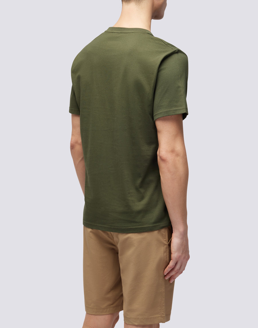 Sundek T-SHIRT GIROCOLLO CON STAMPA LOGO m021tej7800-30204 Vendita
