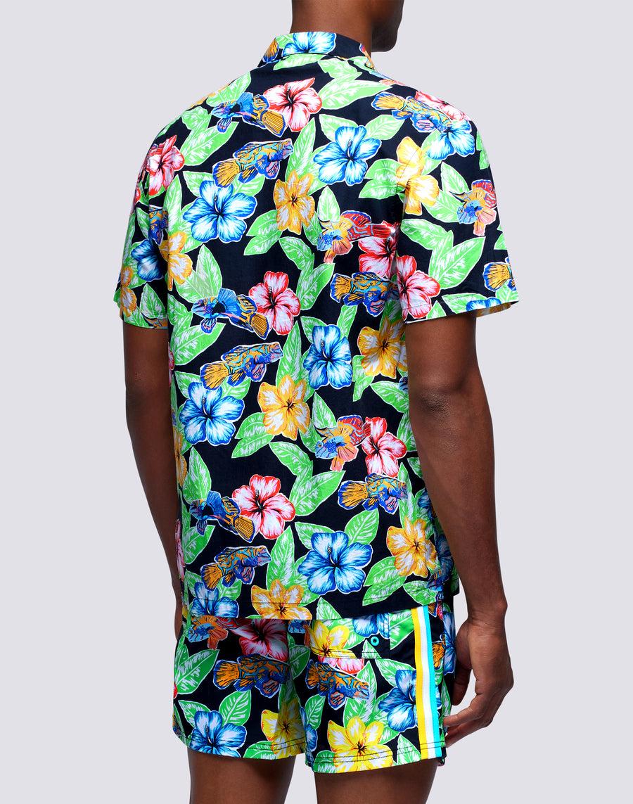 Sundek camicia con stampa floreale all over m669tesj500-a1800 Affare Del Giorno