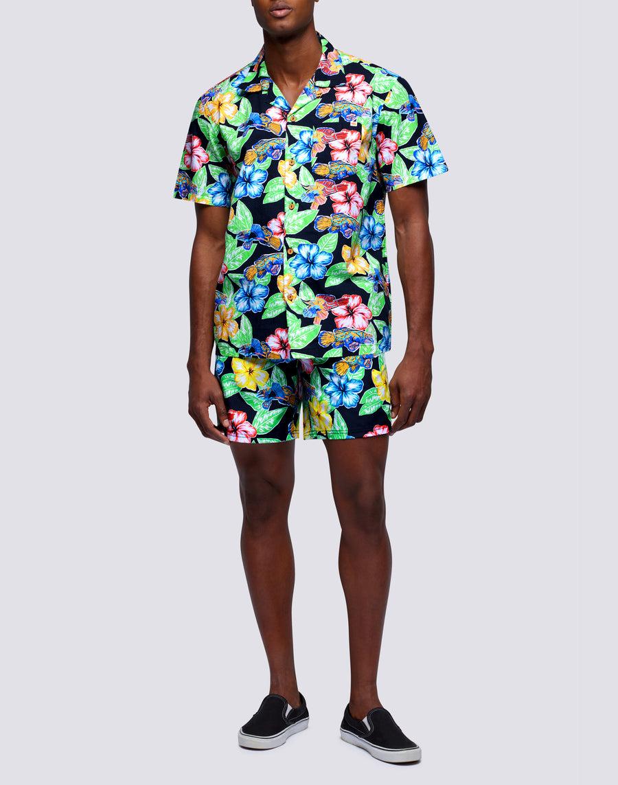 Sundek camicia con stampa floreale all over m669tesj500-a1800 Affare Del Giorno