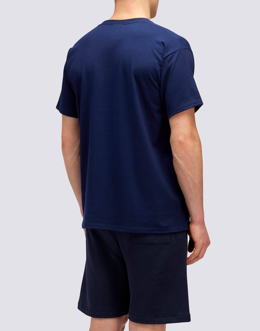 Sundek T-SHIRT HERITAGE PATCH m643tejy300-00700 Convenienza