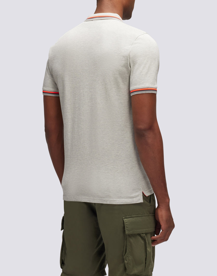 Sundek POLO BRICE IN COTONE PIQUET CON DETTAGLI TRICOLOR m779plj6500-02912 Economico