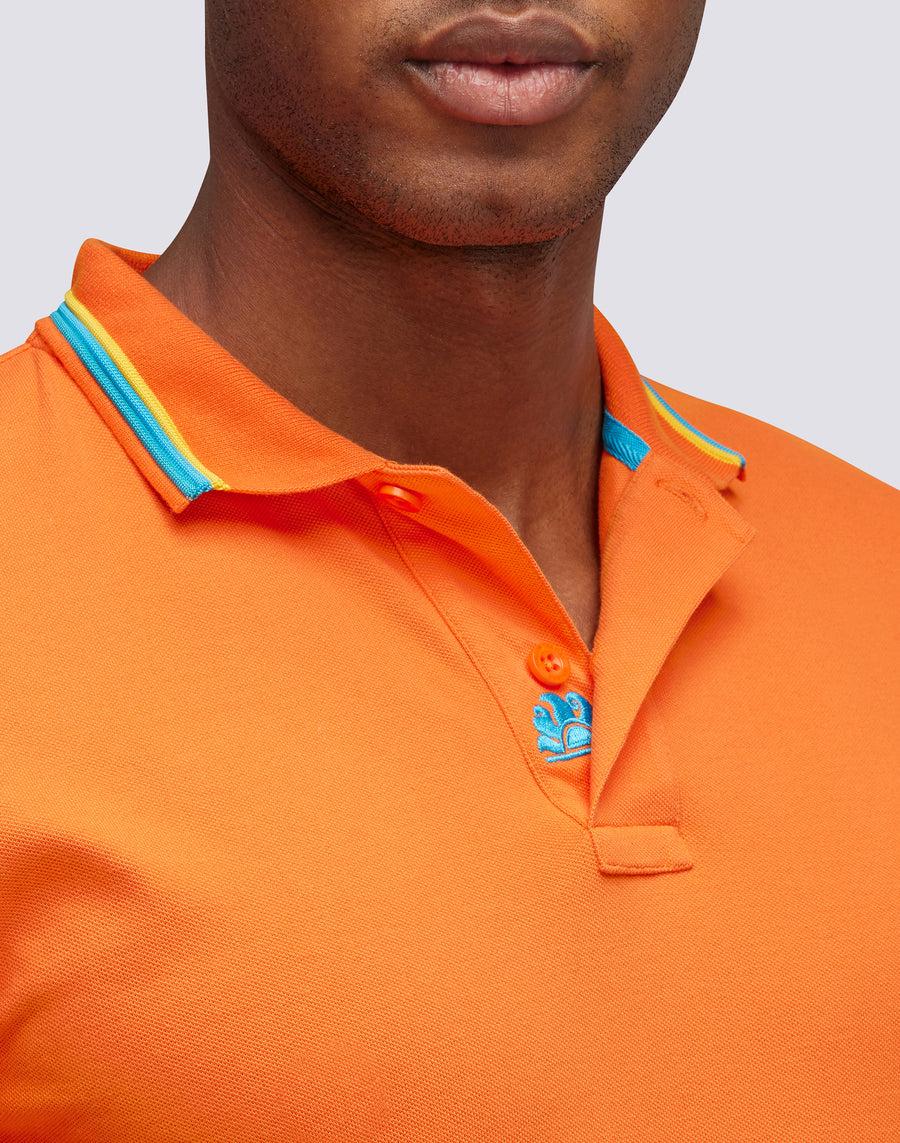 Sundek POLO BRICE IN COTONE PIQUET CON DETTAGLI TRICOLOR m779plj6500-55002 Hotsell