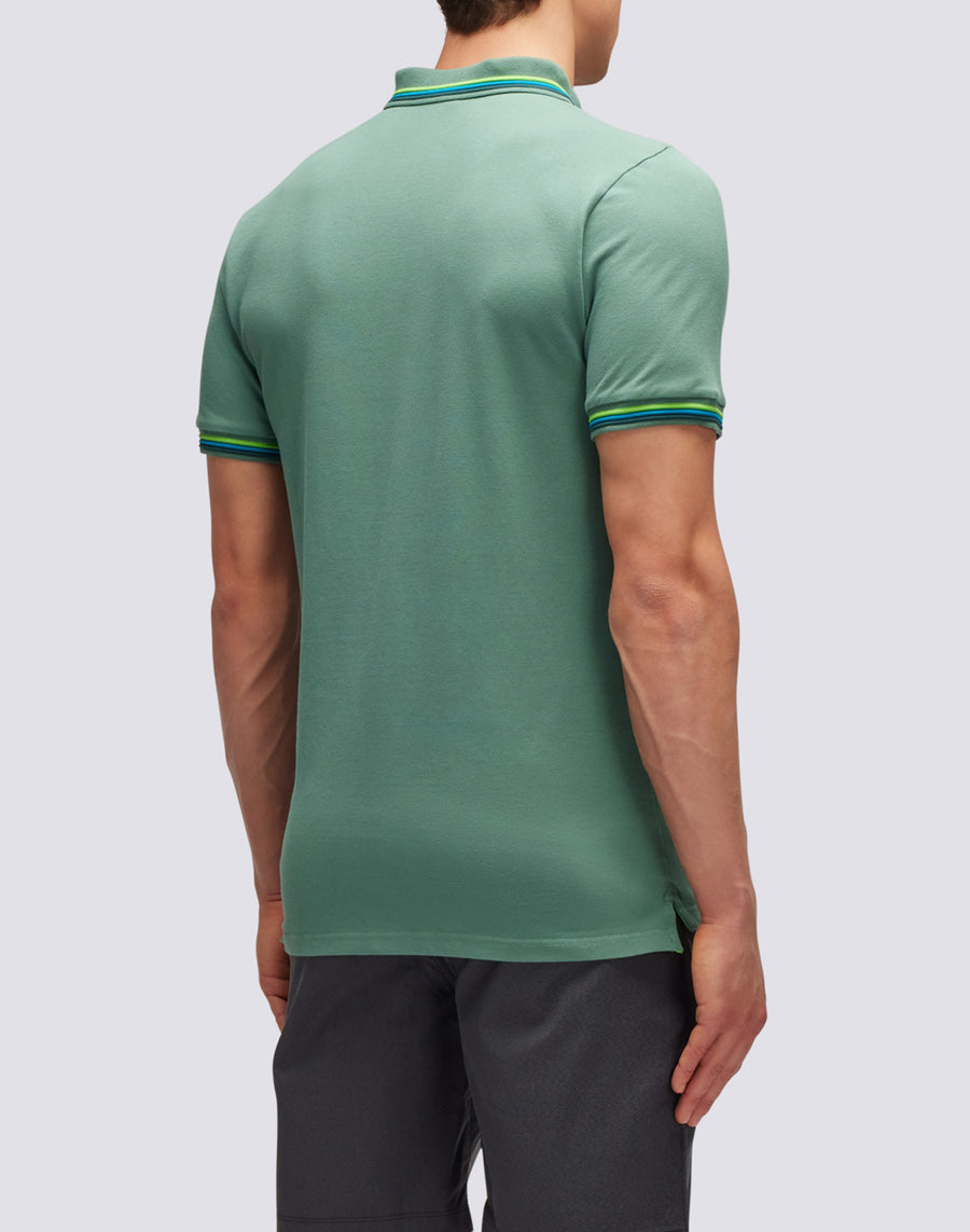 Sundek POLO BRICE IN COTONE PIQUET CON DETTAGLI TRICOLOR m779plj6500-a1601 Saldi Di Fabbrica