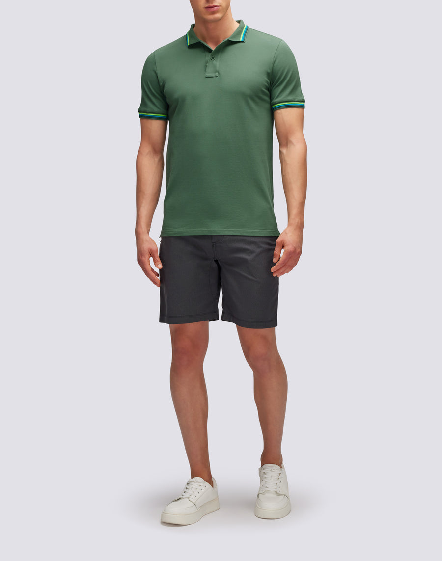 Sundek POLO BRICE IN COTONE PIQUET CON DETTAGLI TRICOLOR m779plj6500-a1601 Saldi Di Fabbrica