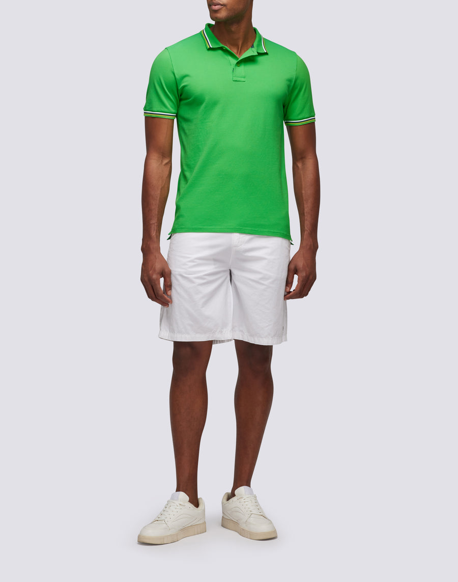 Sundek POLO BRICE IN COTONE PIQUET CON DETTAGLI TRICOLOR m779plj6500-a1801 Vendite Flash