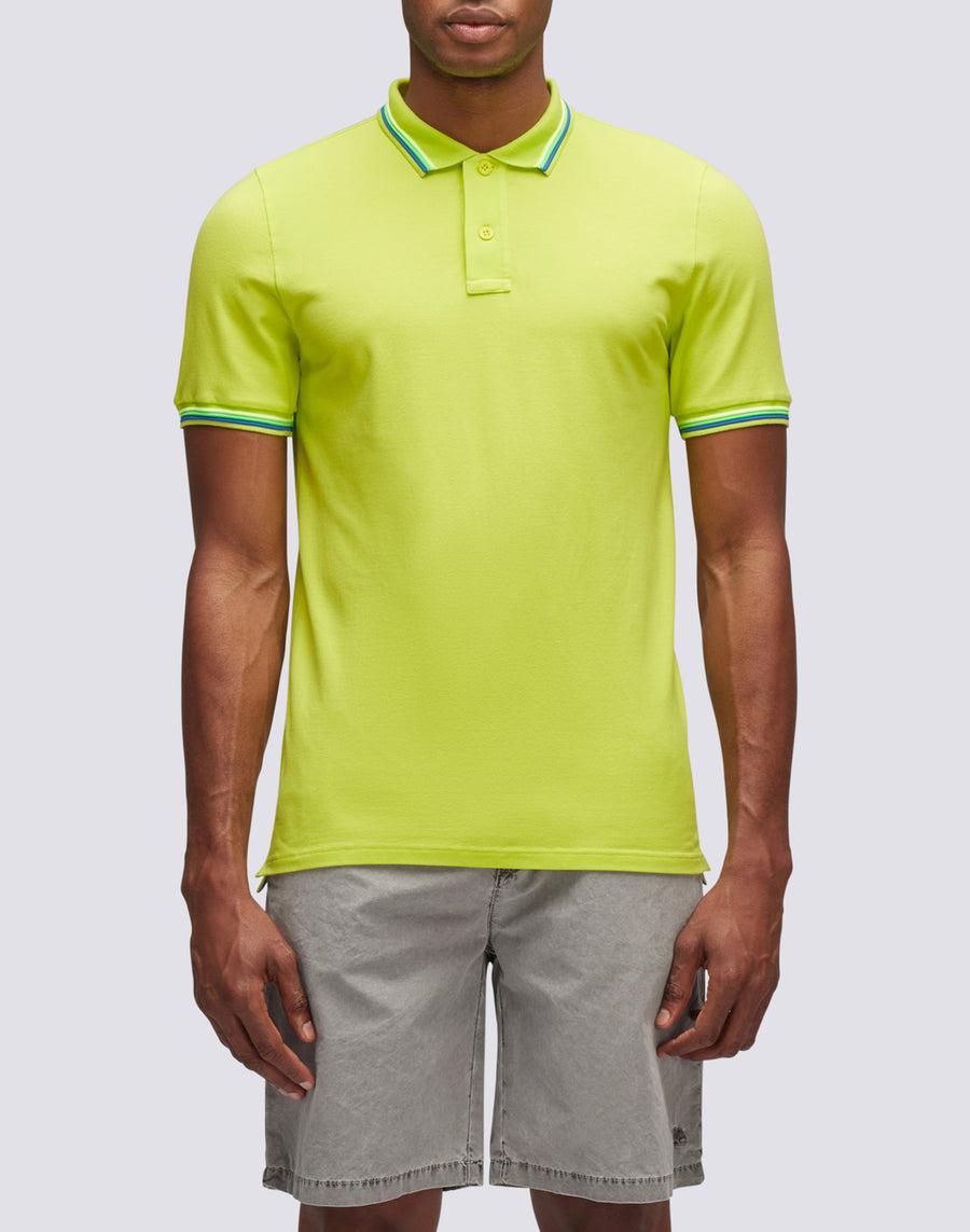 Sundek POLO BRICE IN COTONE PIQUET CON DETTAGLI TRICOLOR m779plj6500-69101 In Saldo