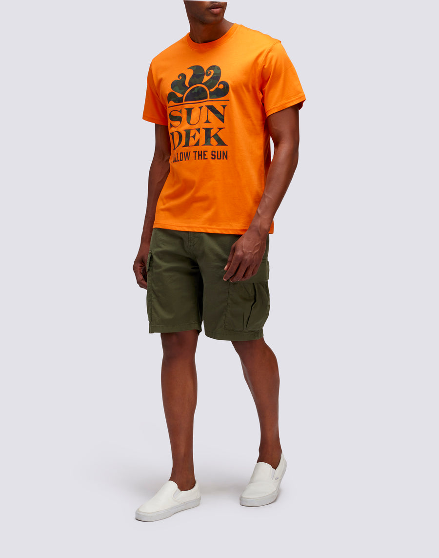 Sundek T-SHIRT STAMPA CAMOU FOLLOW THE SUN m026tej7853-55000 Negozi Online