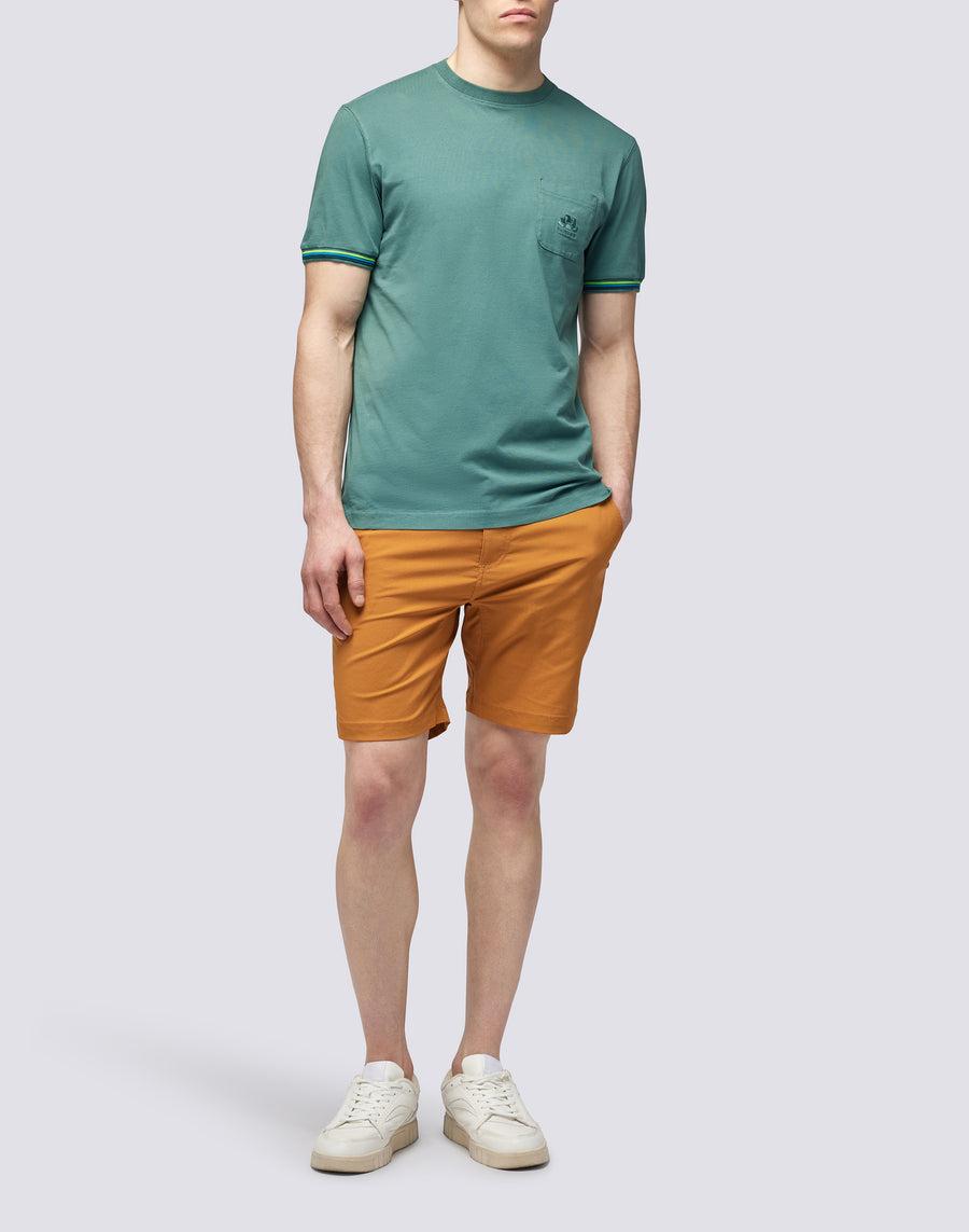 Sundek T-SHIRT FINN GIROCOLLO CON TASCHINO m775tej7800-a1601 Shopping Online